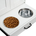 Dog Feeding Station, Dog Food Storage Cabinet