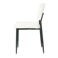 Modern Beige Simple Dining Chair Fabric