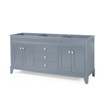 72'' CABINET gray-plywood