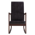 Dark Brown And Espresso Rocking Chair With