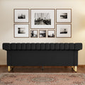 Fx P81Pu Bk Sofa - Black Pu 2 Seat