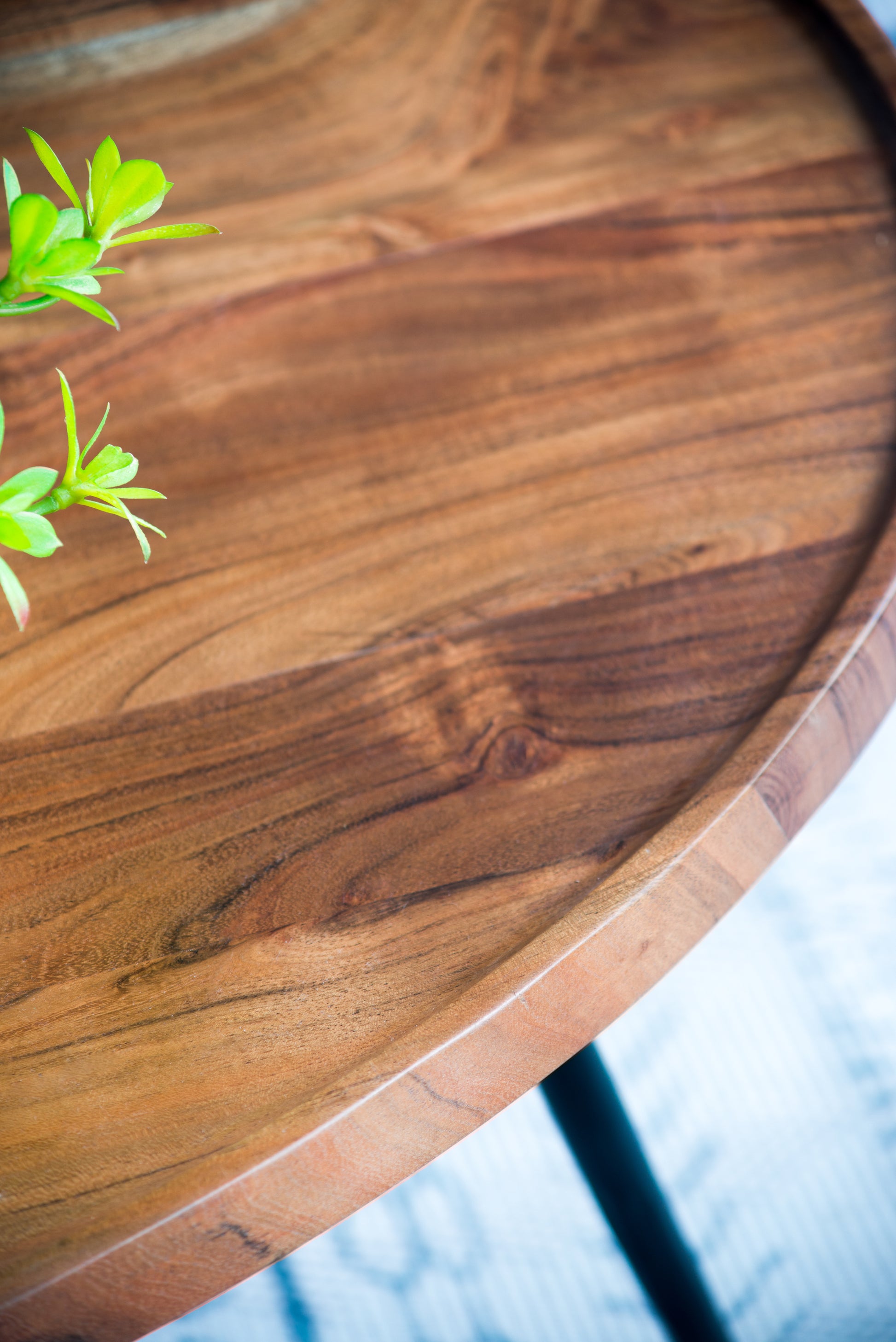 39X26X16" Oval Cofe Table - Brown Wood