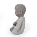 Gary Outdoor Monk Statue gray-magnesium oxide