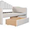 Twin Size Upholstered Daybed With 2 Drawers