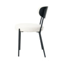 Boucle Modern Kitchen Dining Chair Bentwood