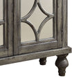 Weathered Grey 2 Door Console Table - Grey