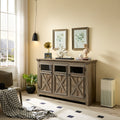 3 Doors Cabinet Large Buffet Sideboard Cabinet,