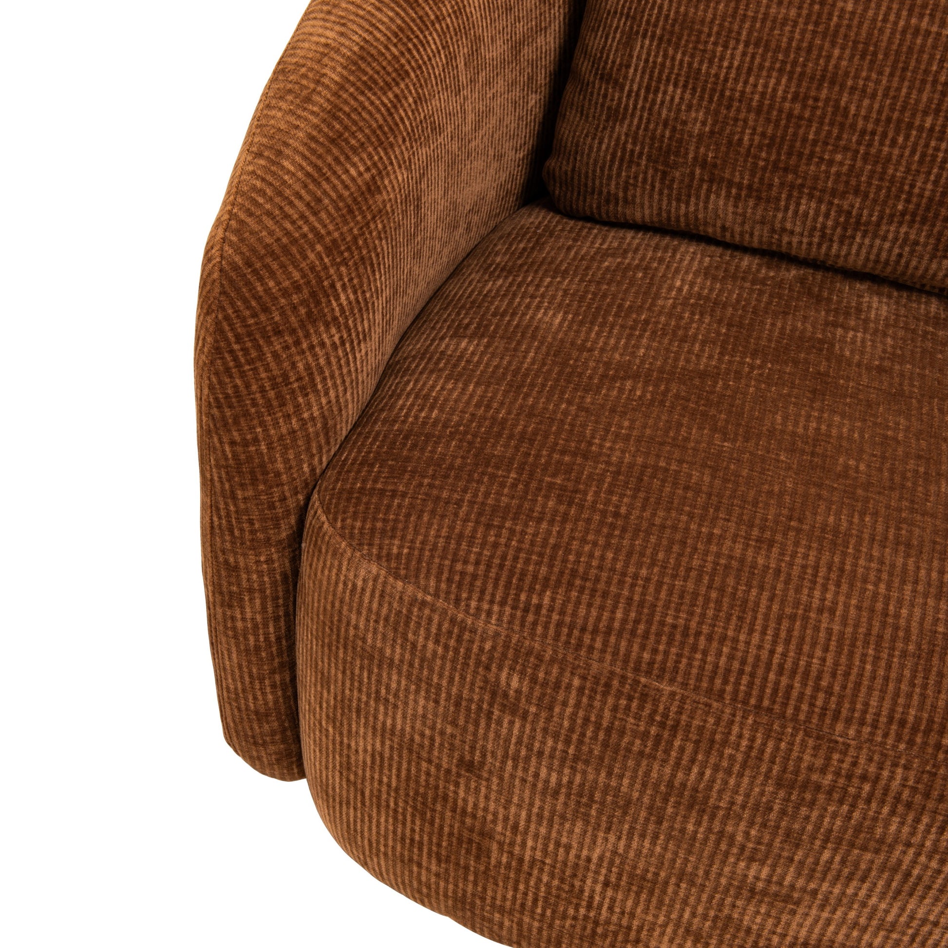 30.3"W Swivel Accent Barrel Chair And Comfy Round