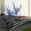 Homcom Portable Wheelchair Ramp for Home,