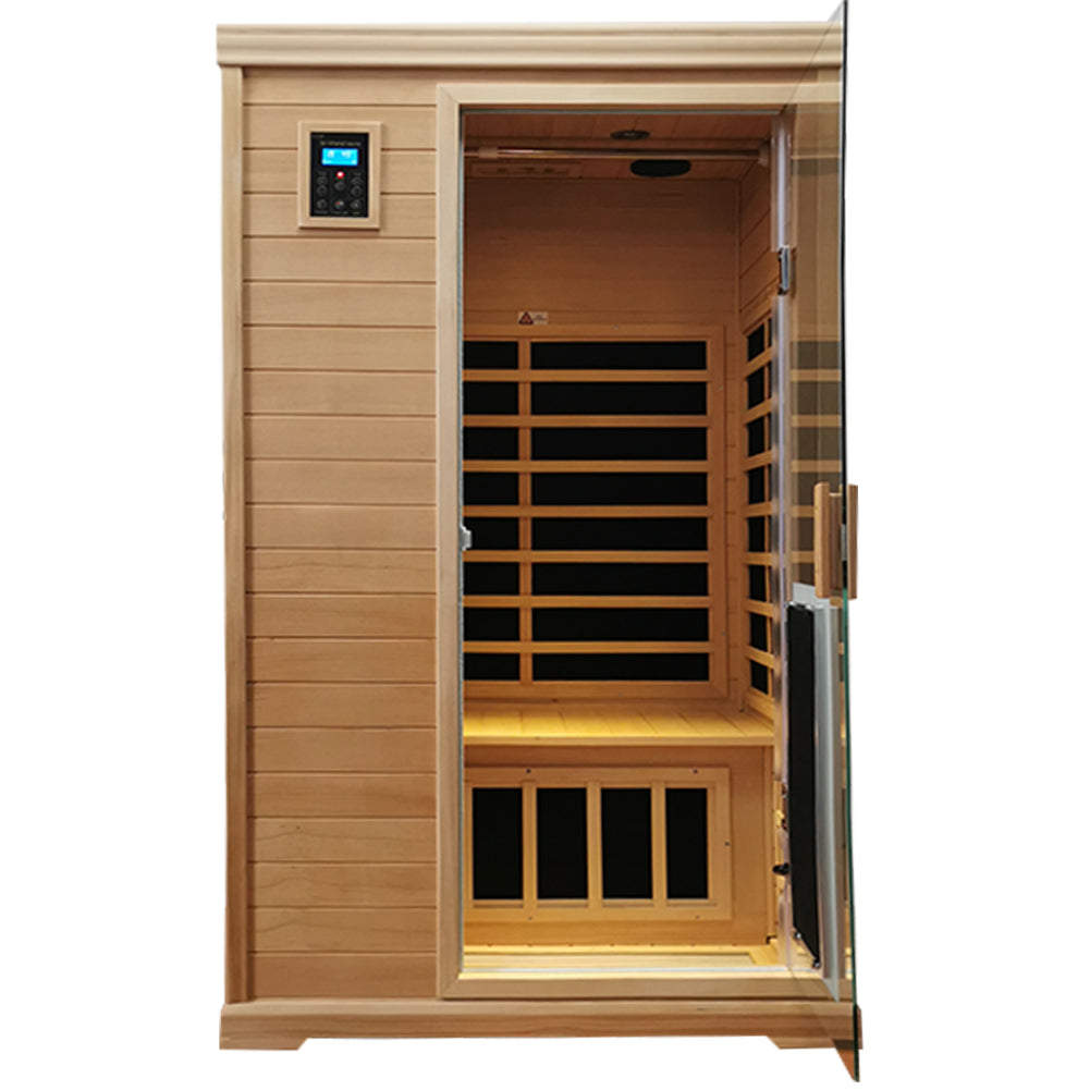 Two Person Far Infrared Hemlock Indoor Sauna Room