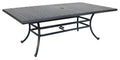 Rectangle Dining Table, Desert Night gunmetal-aluminum