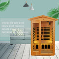 Two Person Far Infrared Old Fir Outdoor Sauna