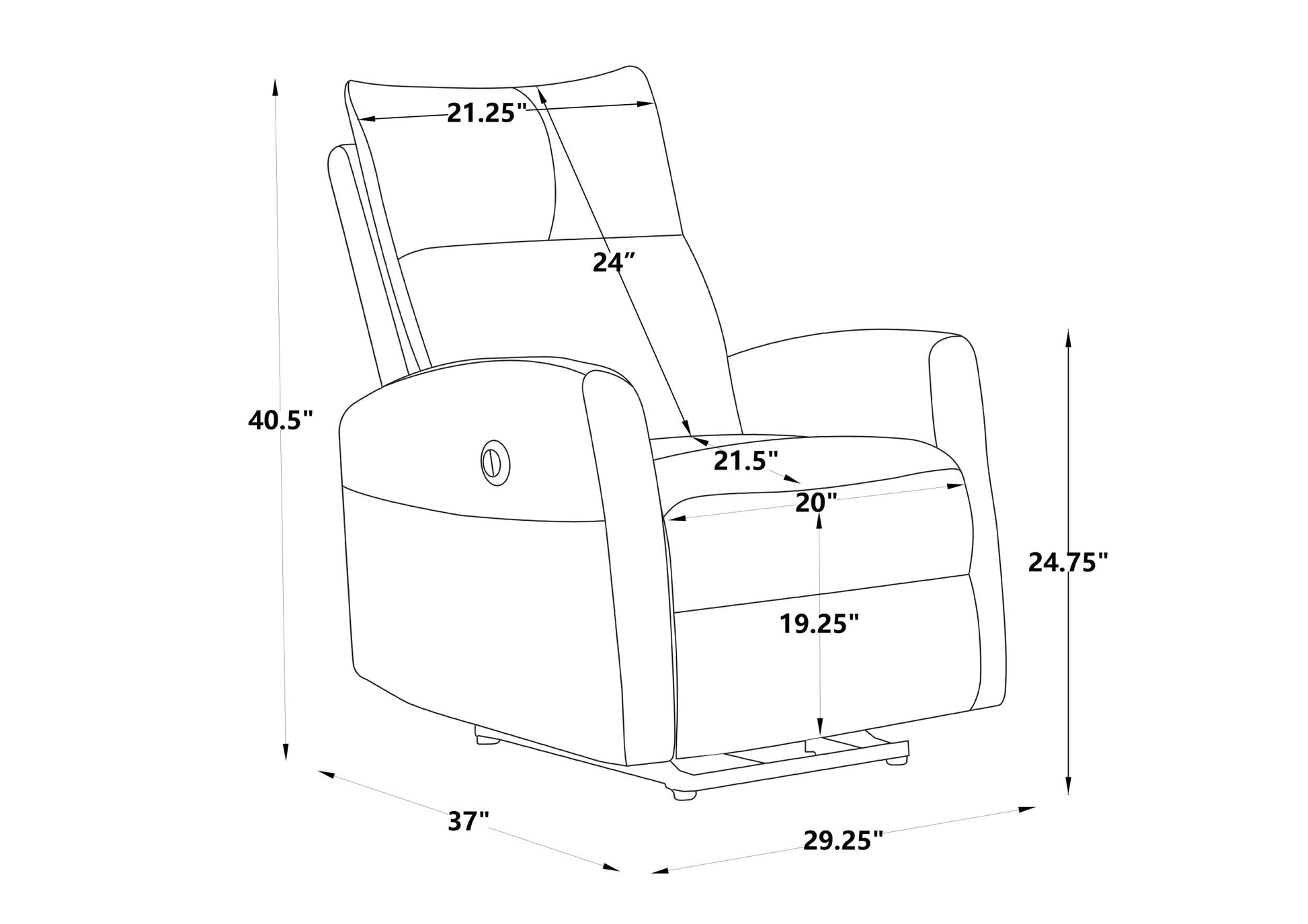 Tour Manual Glider Recliner