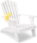 Polystyrene Adirondack Chair White white-plastic