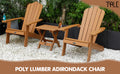 TALE Adirondack Chair Backyard Outdoor Furniture brown-wood-plastic