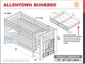 Acme Allentown Bunk Bed Twin Twin & Storage in