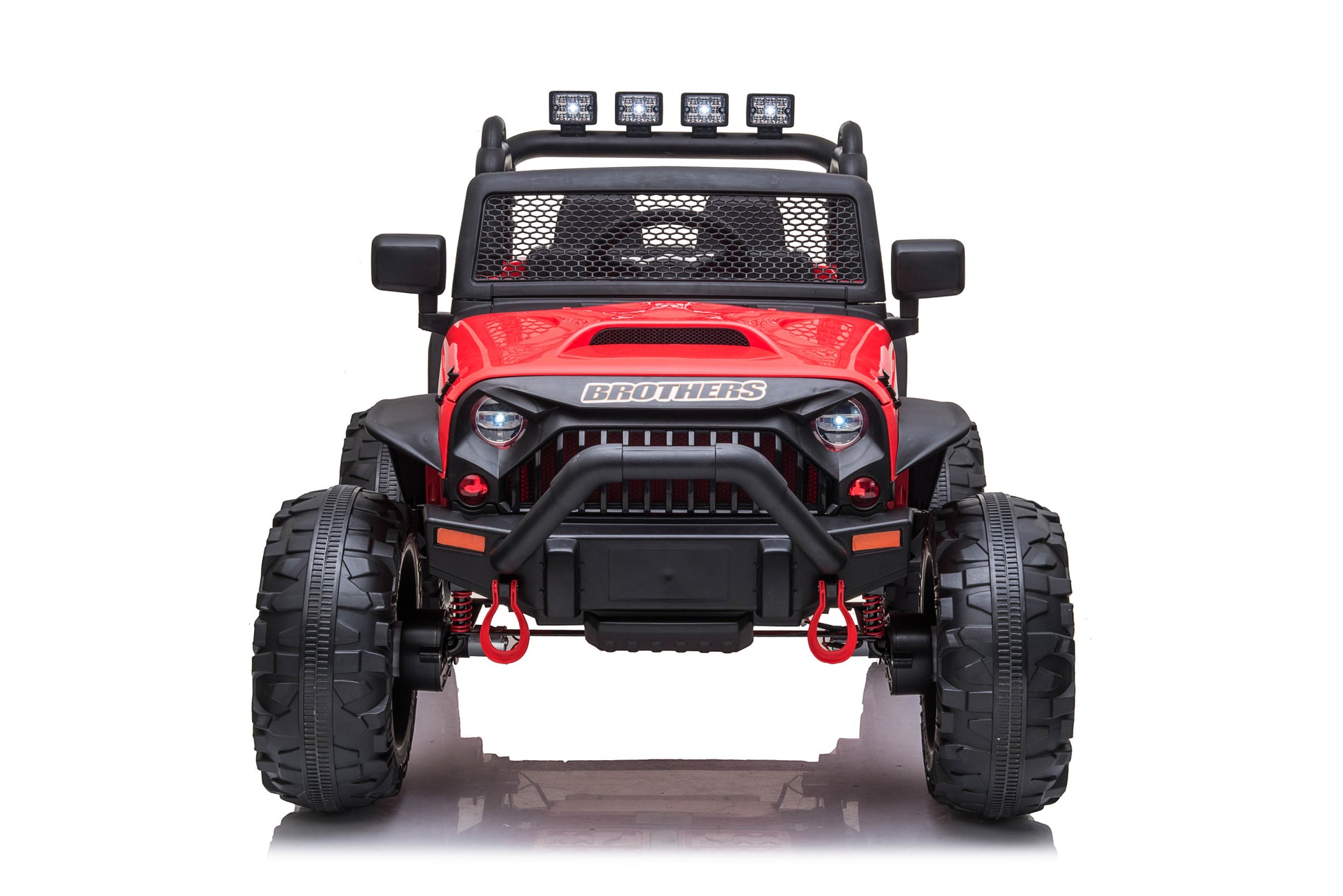 Jeep Double Drive Children Ride On Car - Red