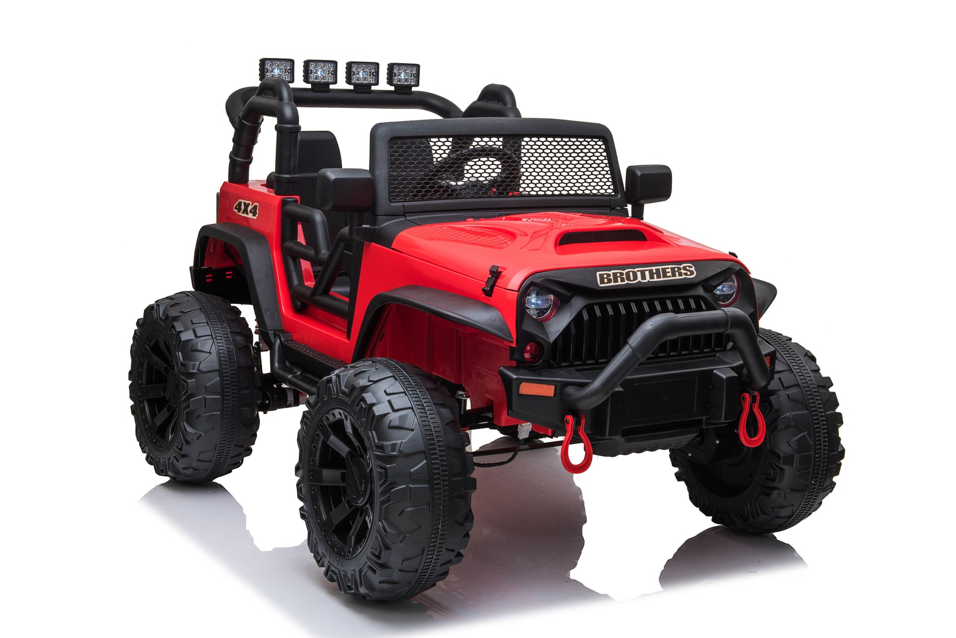 Jeep Double Drive Children Ride On Car - Red