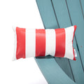 TALE Adirondack Chair Backyard Furniture Painted Seat red striped-polyester