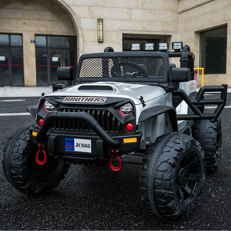 Jeep Double Drive Children Ride On Car - Red