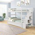 Twin Over Twin Bunk Beds With Twin Trundle And -