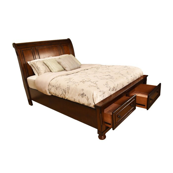 Baltimore King Storage Platform Bed Made with