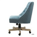 Syros Modern Office Chair with Tufted Back blue-foam-solid wood