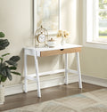 Hilton Desk In White Natural