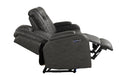 Benz LED & Power Recliner 2 PC Made With Faux Leather black-faux leather-metal-primary living