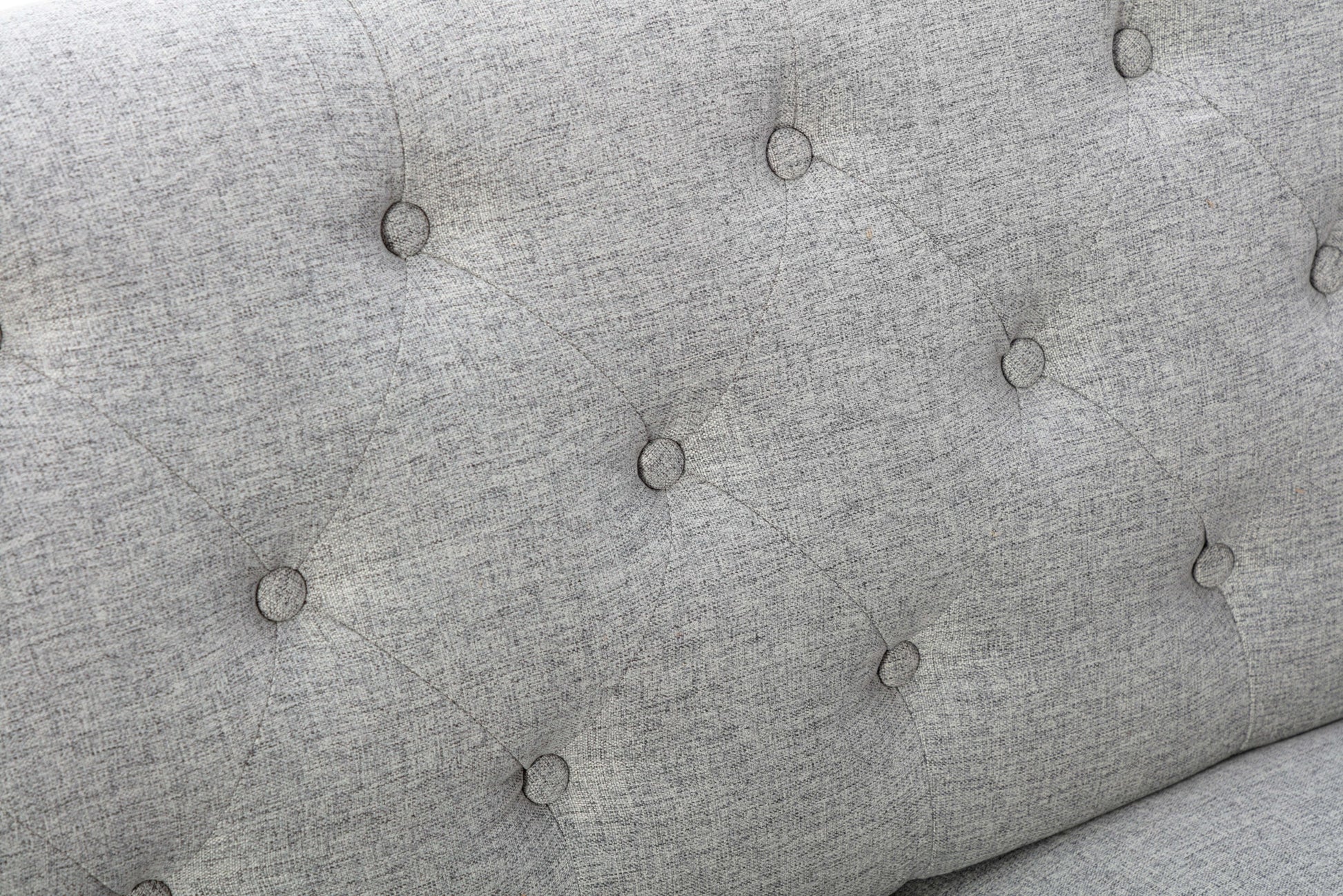 2047Grey linen sofa