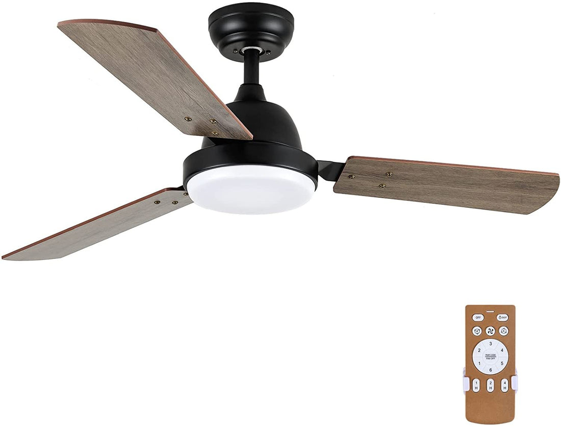 Simple Deluxe 44 Inch Ceiling Fan With Led Light