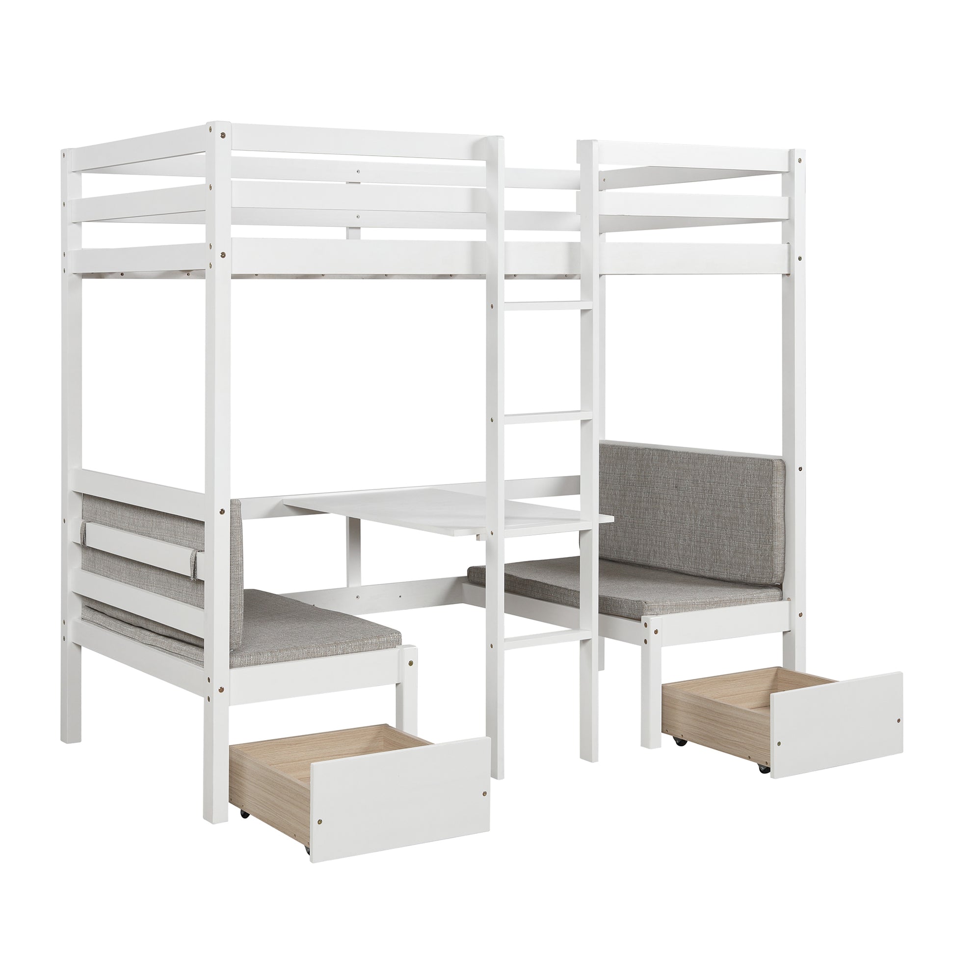 Functional Loft Bed turn into upper bed and down