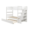 Twin Over Twin Bunk Beds With Twin Trundle And -