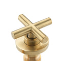 Bathroom Faucet Wall Mounted Bathroom Sink Faucet gold-brass