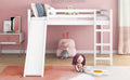 Loft Bed With Slide, Multifunctional Design, Full