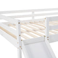 Loft Bed With Slide, Multifunctional Design, Full