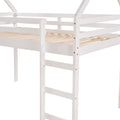 Twin Size Loft Bed With Slide, House Bed With -