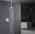 Ceiling Rainfall Shower Faucet Set 3 Function Bathroom black-brass