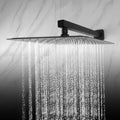 Shower Faucet Set Anti scald Shower Fixtures with black-brass