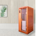 One person Far infrared Red cedar Deluxe indoor sauna red-solid wood