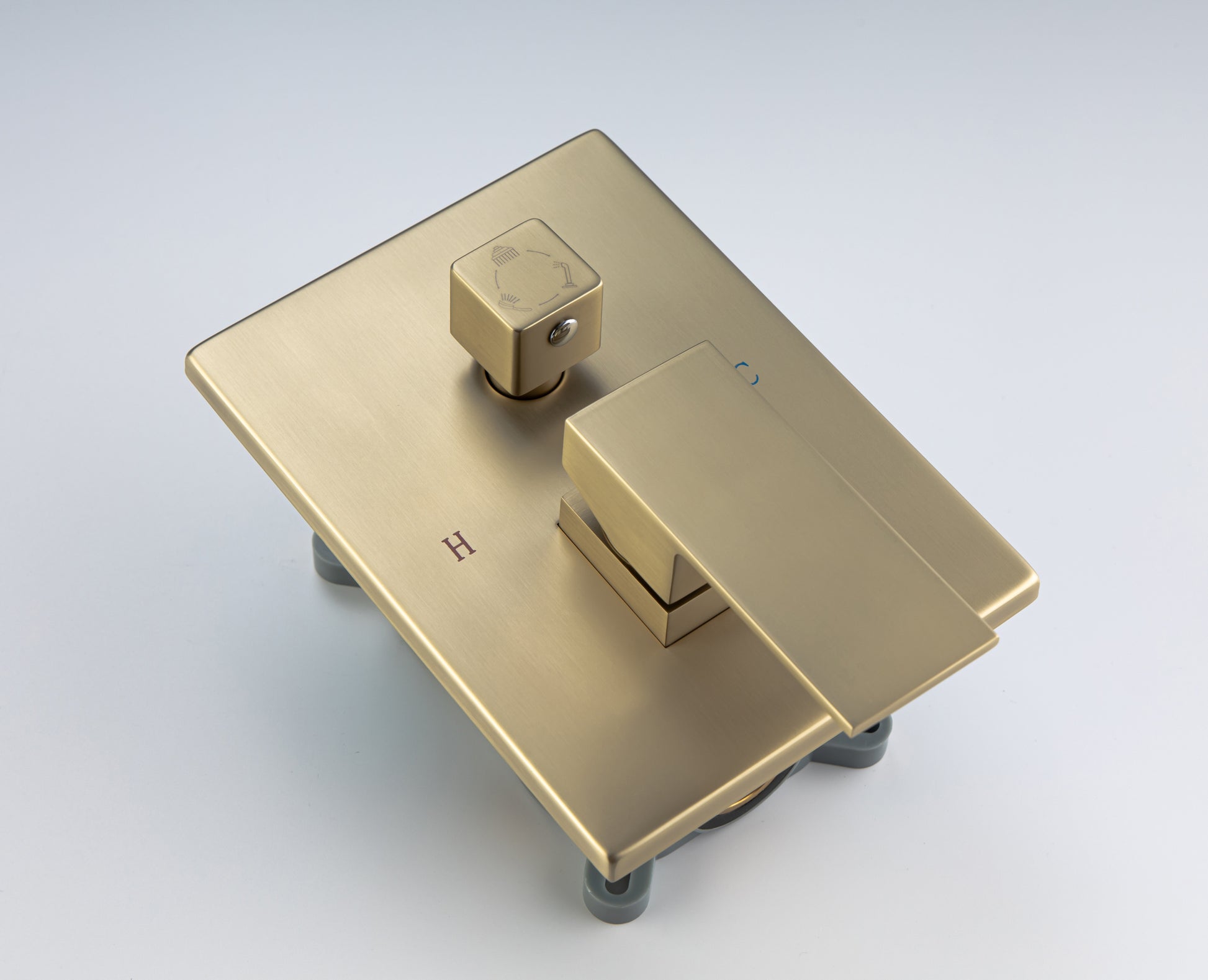 Shower Faucet Set Anti scald Shower Fixtures with golden-brass