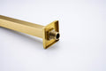 Ceiling Rainfall Shower Faucet Set 3 Function Bathroom golden-brass