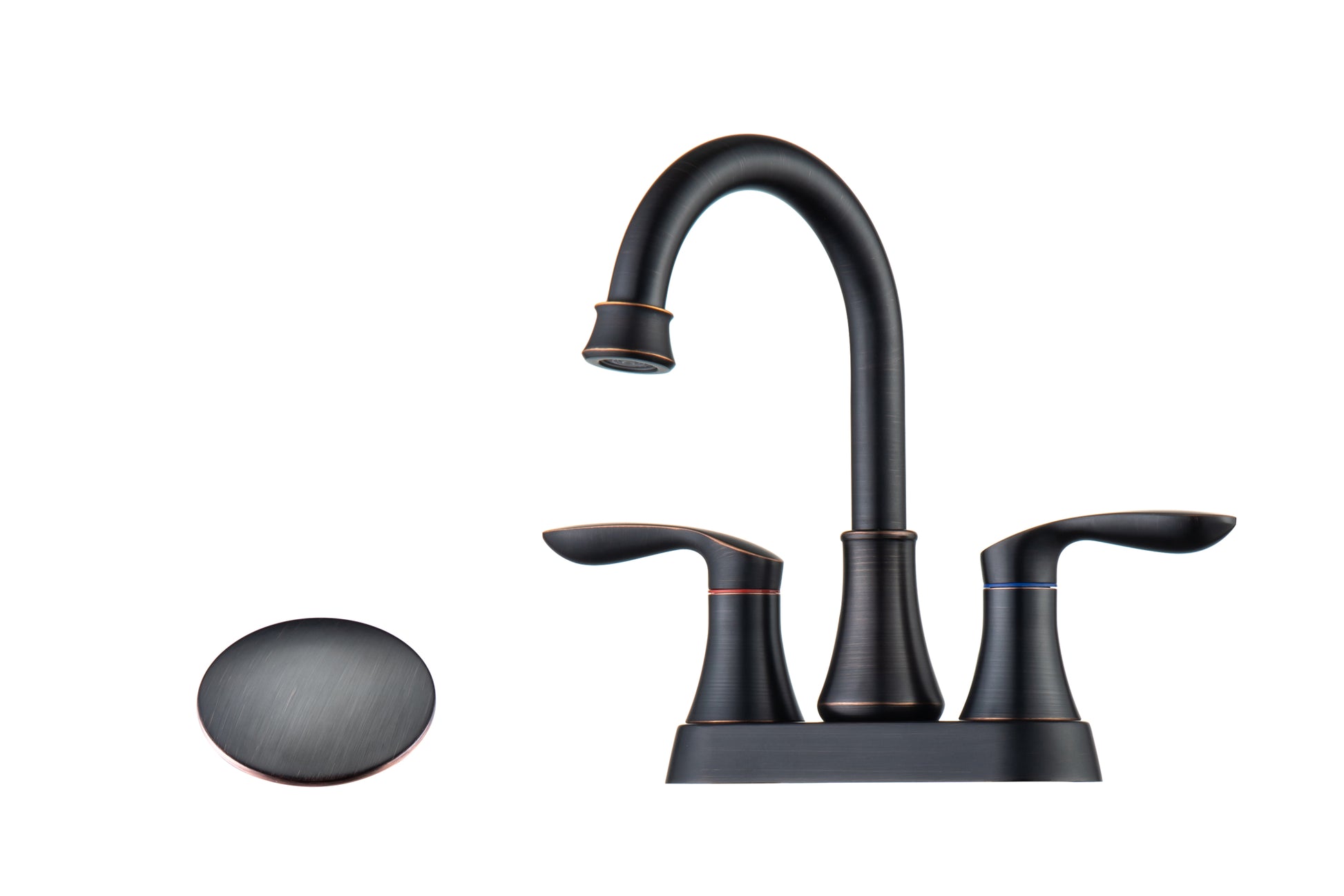 2 Handle Lavatory Faucet Brushed Nickel Bathroom Sink oil-rubbed bronze-metal