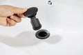 2 Handle Lavatory Faucet Brushed Nickel Bathroom Sink black-metal