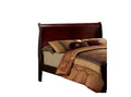 Queen Size Bed Cherry Louis Phillipe Solidwood