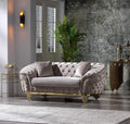 Vanessa Loveseat Taupe taupe-polyester-wood-primary living