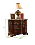 Bella Traditional style Night stand made with