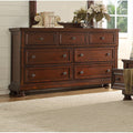 Baltimore King 4 Pc Storage Platform Bedroom Set Made walnut-bedroom-transitional-wood