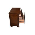 Baltimore King 4 Pc Storage Platform Bedroom Set Made walnut-bedroom-transitional-wood