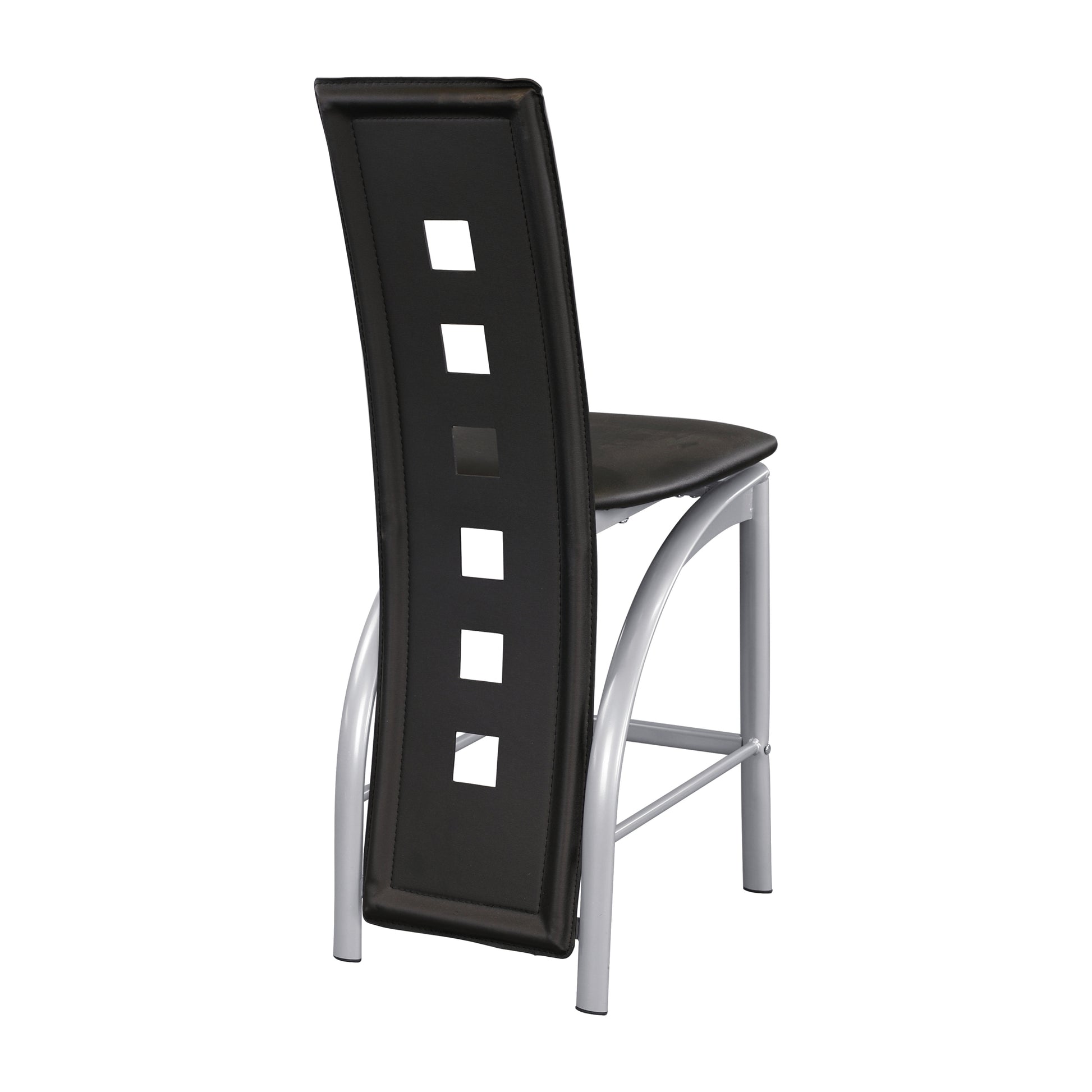 Set of 2pc Modern Style Counter Height Chairs